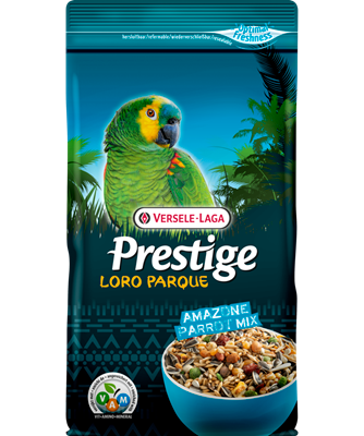 Versele Laga Premium Prestige Amazone Parrot - пълноценна храна за южноамерикански големи папагали 1 кг