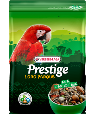 Versele Laga Premium Prestige Ara Parrot - пълноценна храна за ара и други големи папагали 2 кг