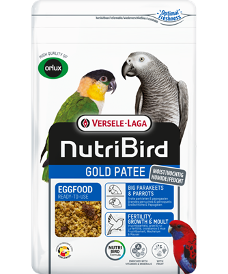 Versele Laga Gold Patee Parakeet and Parrots - мека яйчна храна за средни и големи папагали