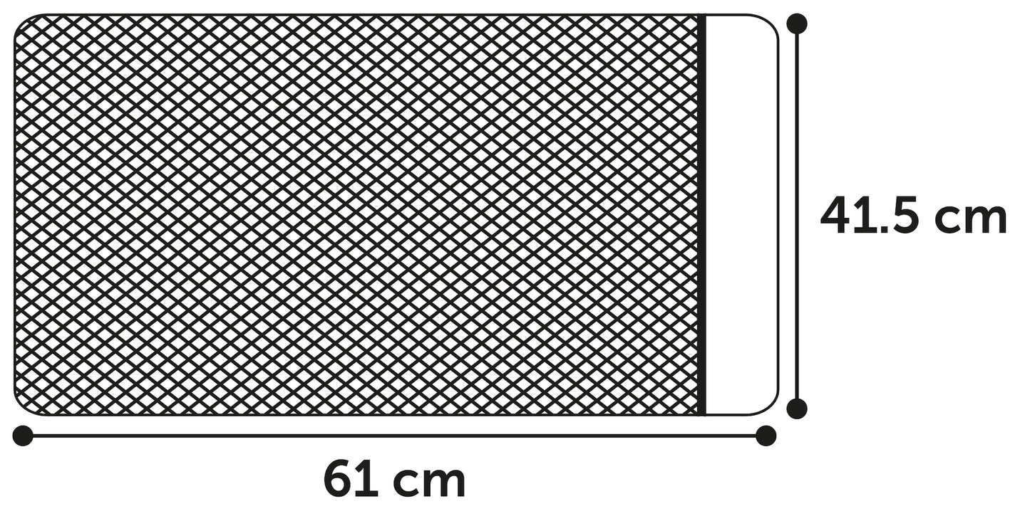 Flamingo Cat litter tray mat Matz - килимче за тоалетна 61 / 41 см, черно