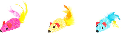 Flamingo Shuka Mouse Feather - играчка за котки 7,8 см