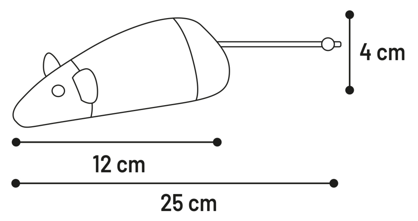 Flamingo Korra Mouse - котешка играчка 12 / 4,7 / 4 см