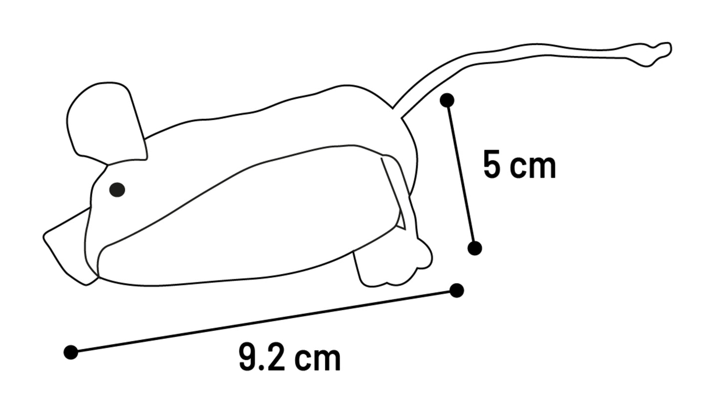 Flamingo Toy Robla Mouse - играчка за котки 9,2 / 5 / 5 см
