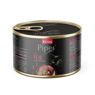 Piper Cat Junior Beef - консерва за котенца с телешко месо, стек 12 х 185 гр