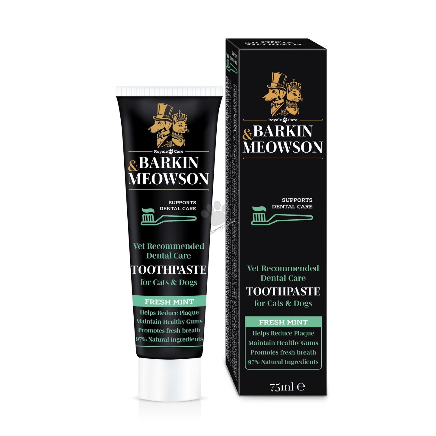 Barkin and Meowson - паста за зъби с пребиотик за куче и котка вкус мента 75 мл