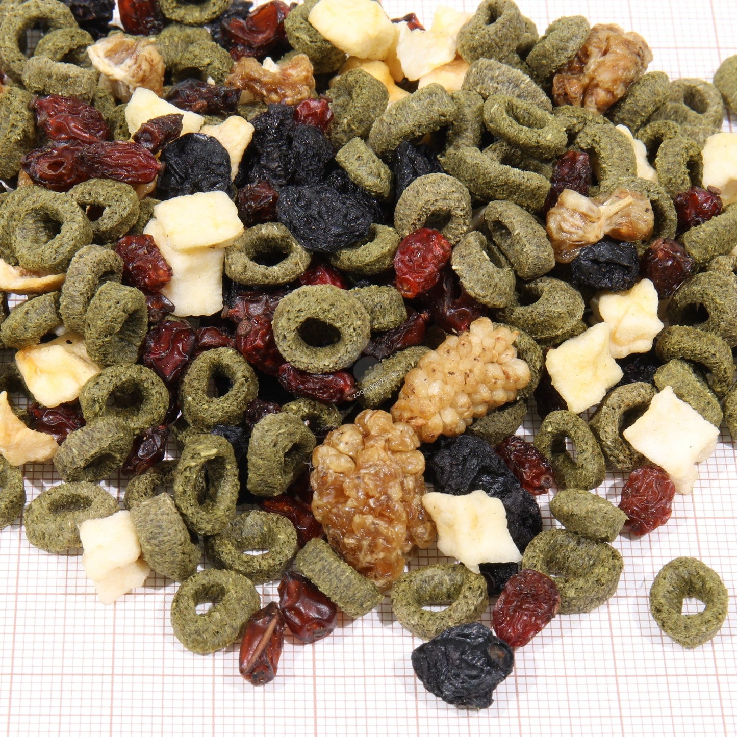 JBL ProTerra Fructil - основна храна за сухоземни костенурки с натурални плодове и екструдирани зеленчукови кръгчета 1000 мл