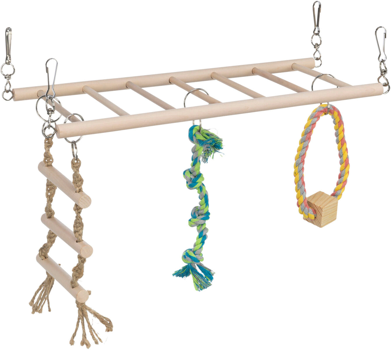 Trixie Suspension Bridge - дървена стълба с въжета за игра 35 / 15 см