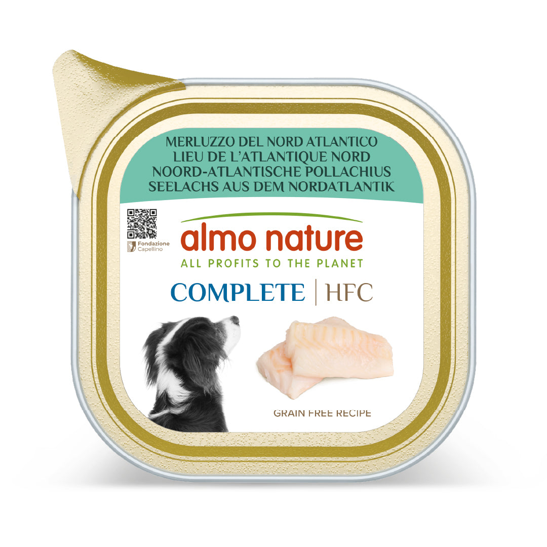 Almo Nature HFC Complete with Atlantic Pollock - пастет за кучета с мерлуза 85 гр
