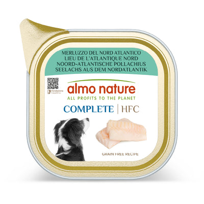 Almo Nature HFC Complete with Atlantic Pollock - пастет за кучета с мерлуза 85 гр