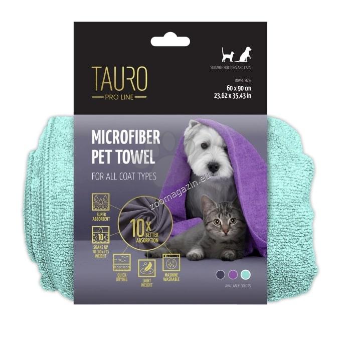 Tauro Pro Line Мicrofiber Тowel for Pets - микрофибърна кърпа за домашни любимци 60 / 90 см, зелен
