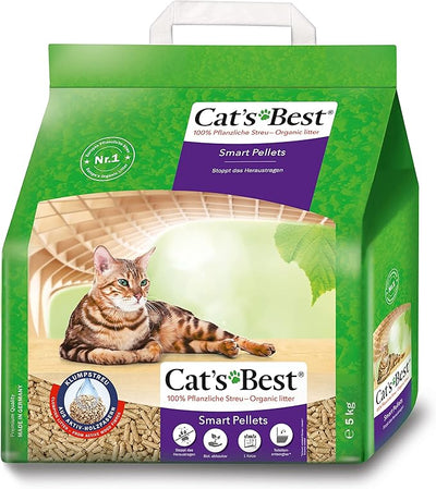 Cats Best Smart Pellets - котешка тоалетна за дългокосмести котки, 10 литра
