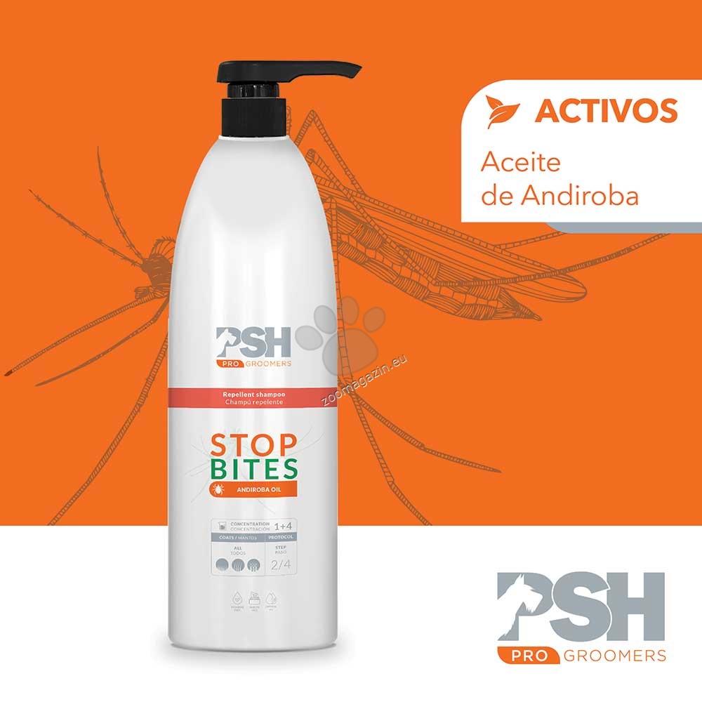 PSH Stop Bites Shampoo - противопаразитен шампоан 1 л