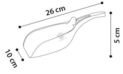 Flamingo Cat Litter Scoop Lido - лопатка за котешка тоалетна 26 / 10 / 5 см