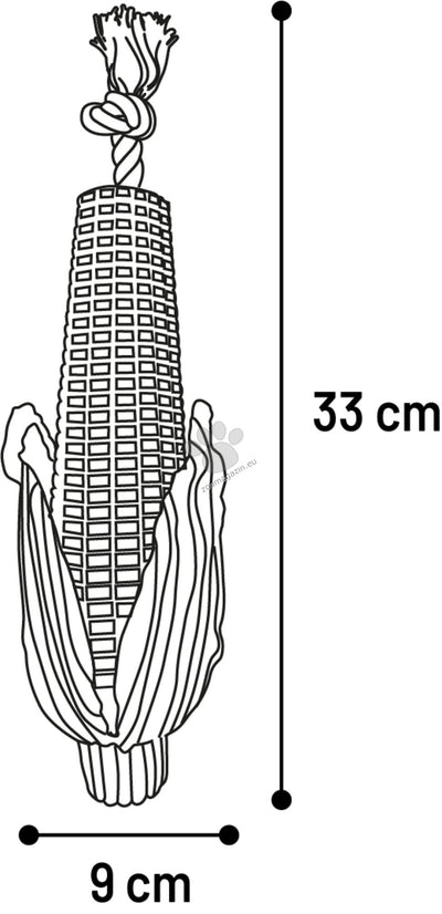 Flamingo Toy Seezo Corn with Rope - играчка за куче 33 / 9 / 9 см