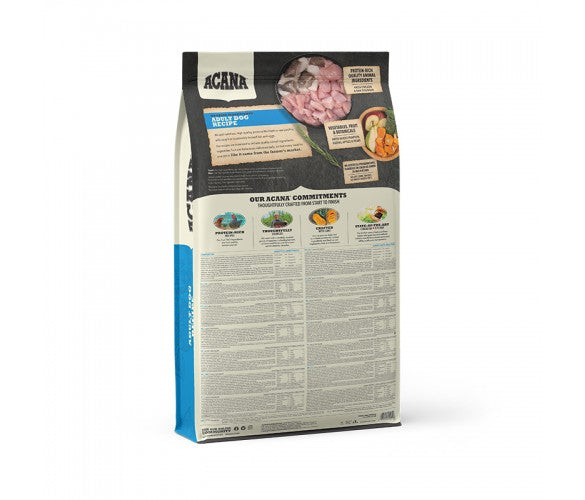 Acana Adult - биологично съответстваща храна за кучета подходяща за кучета от 10 до 25 кг., и възраст над 12 месеца 11.4 кг.
