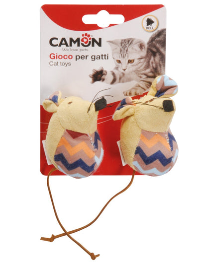 Camon Mice ZigZag with bell - играчка за котки