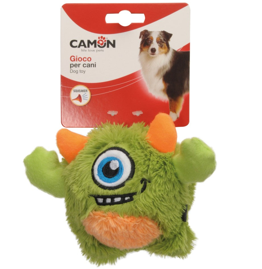 Camon Dog Toy Monster - плюшена играчка за куче 12 см, зелен