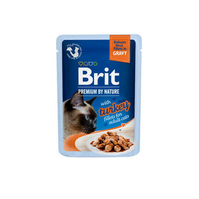Brit Premium Delicate - пуешки филенца в сос 85 гр
