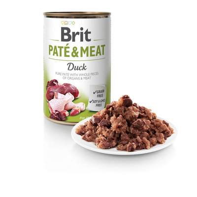 Brit Pate and Meat Duck - пастет за кучета с патешко месо