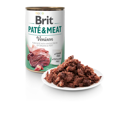 Brit Pate and Meat Venison - пастет за кучета с еленско месо