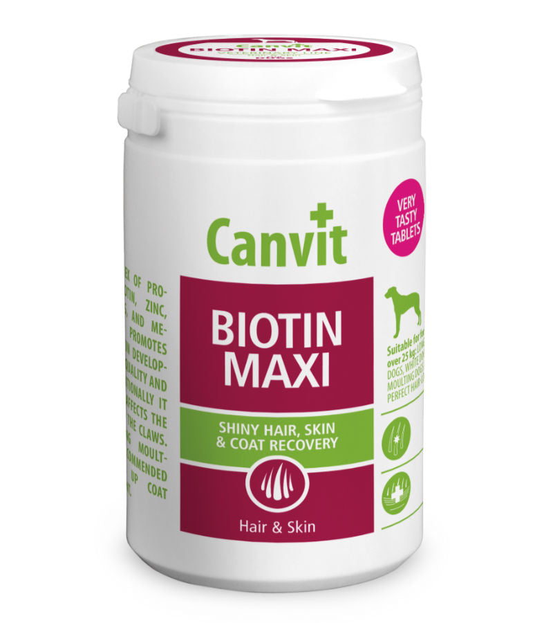 Canvit Biotin for dogs - таблетки с биотин за средни и големи кучета 230 гр