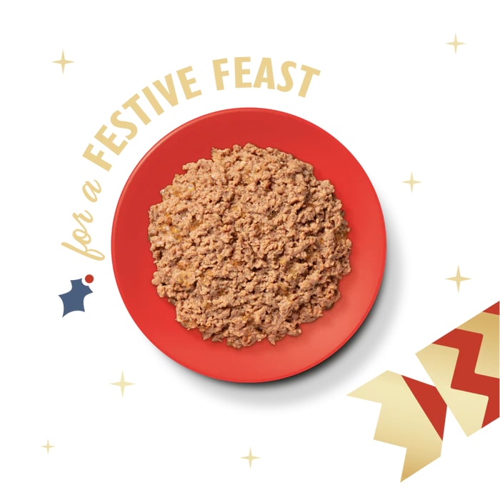 Lilys Kitchen Cat Christmas Turkey and Salmon Pate - пастет за котки с пуешко и сьомга 85 гр