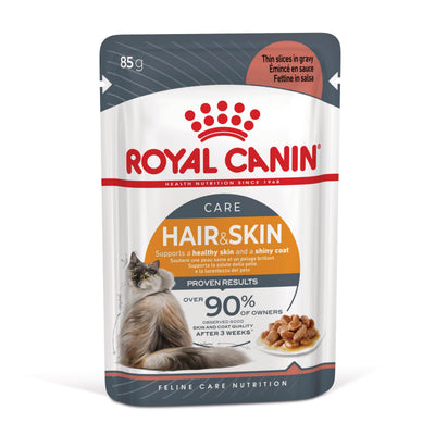 Royal Canin Hair & Skin - пълноценна храна за зрели котки 85 гр.