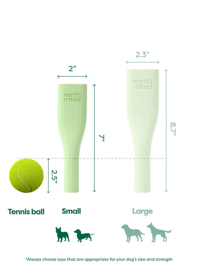 Earth Rated Chew Toy Green Rubber - каучукова играчка