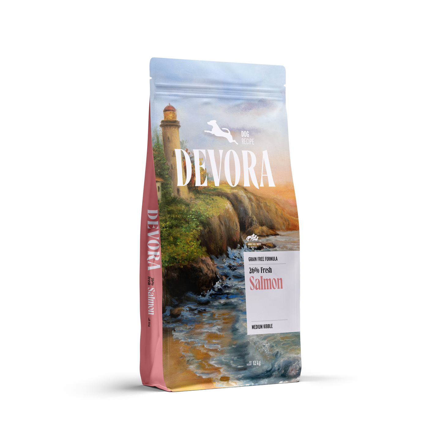 Devora Monoprotein Dog Salmon - суха храна за кучета със сьомга