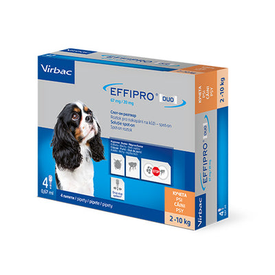 Virbac Effipro Duo - противопаразитни пипети за кучета, 4 броя