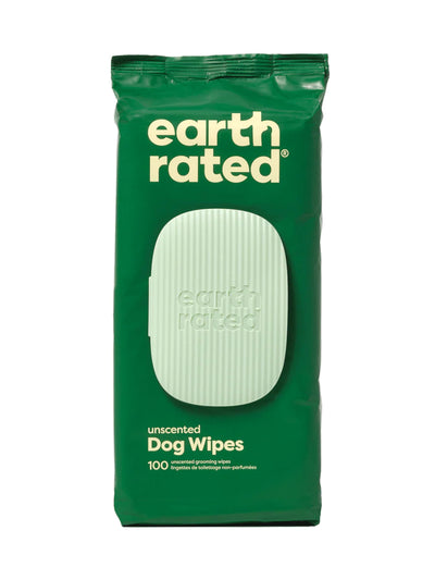Earth Rated Plant-Based Wipes Unscented - мокри кърпички без аромат на растителна основа 100бр.