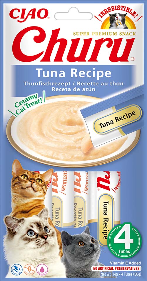 Inaba Churu Tuna - кремообразно лакомство с риба тон 4 х 14 гр