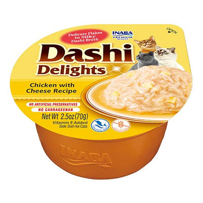 Inaba Dashi Delights Chicken and Cheese - апетитен топинг с пилешко месо и сирене 70 гр