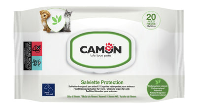 Camon Ormenaturali Neem oil cleaning wipes - мокри кърпички с нимово масло 20 броя