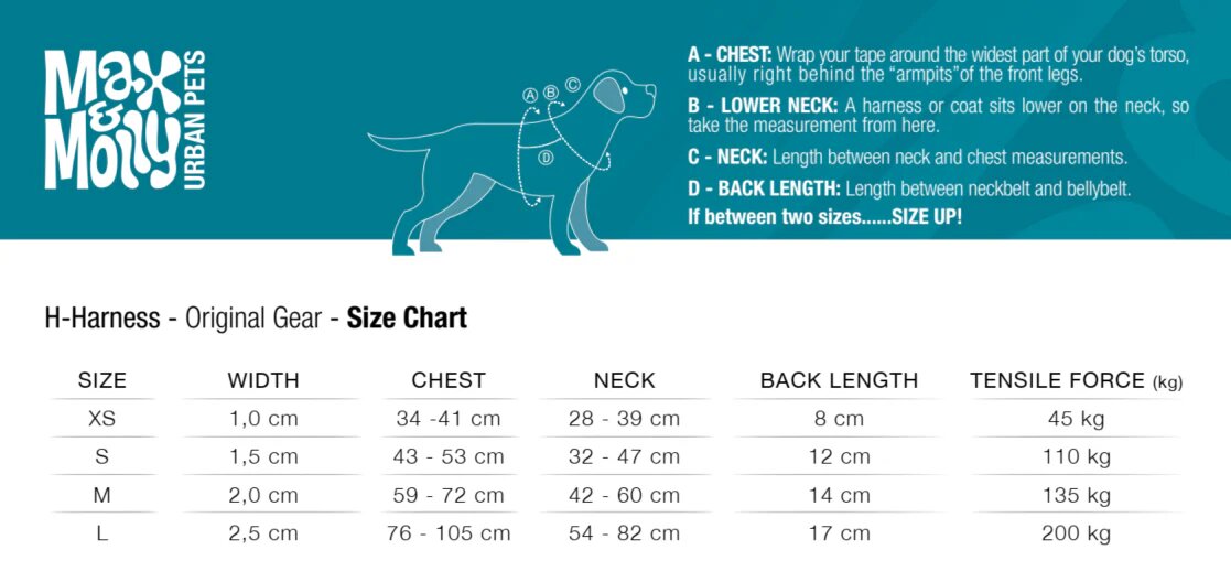 Max Molly H-Harness Monkey Maniac - нагръдник за кучета