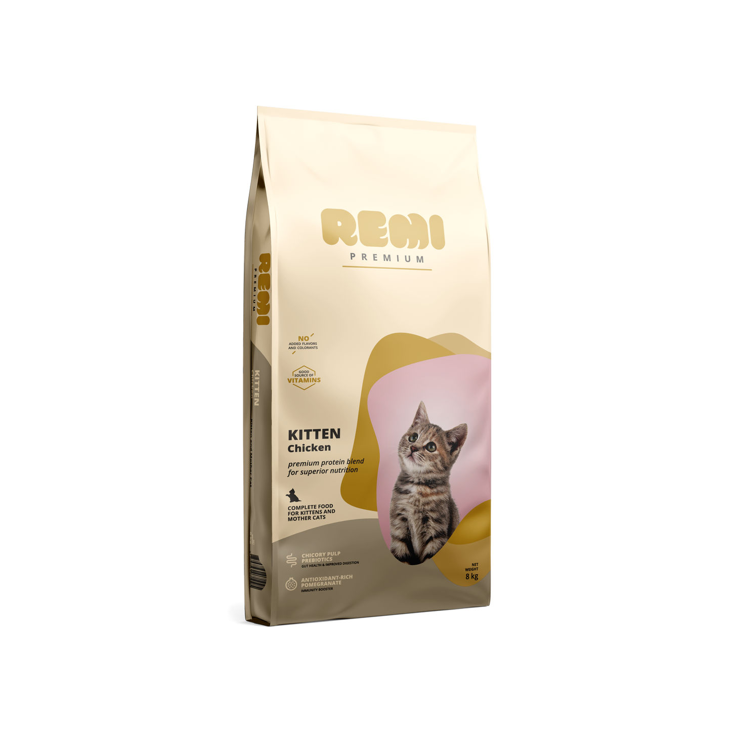 Remi Premium Kitten Chicken - суха храна за котенца с пилешко месо