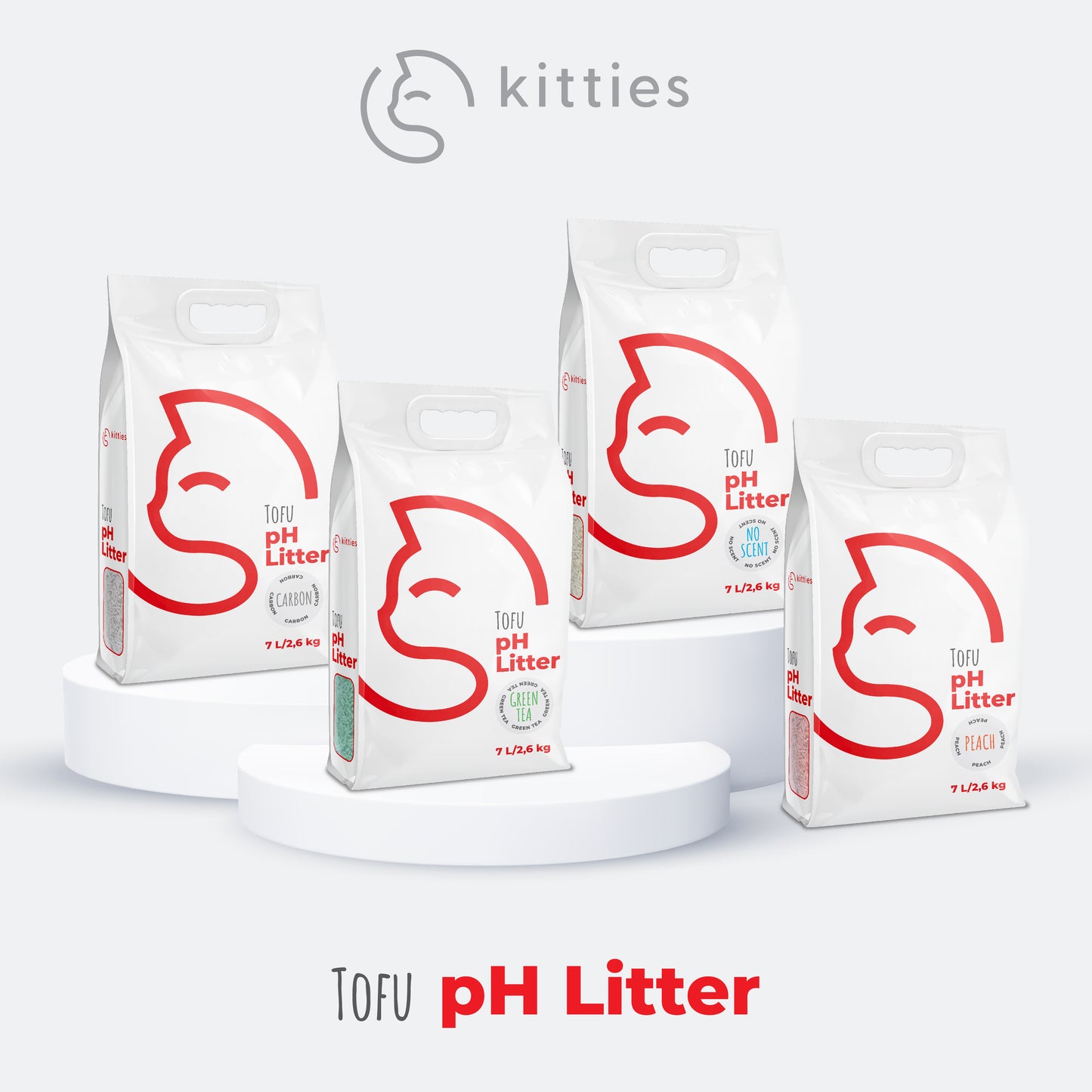 Kitties Tofu - екологична котешка тоалетна от соя 7 литра