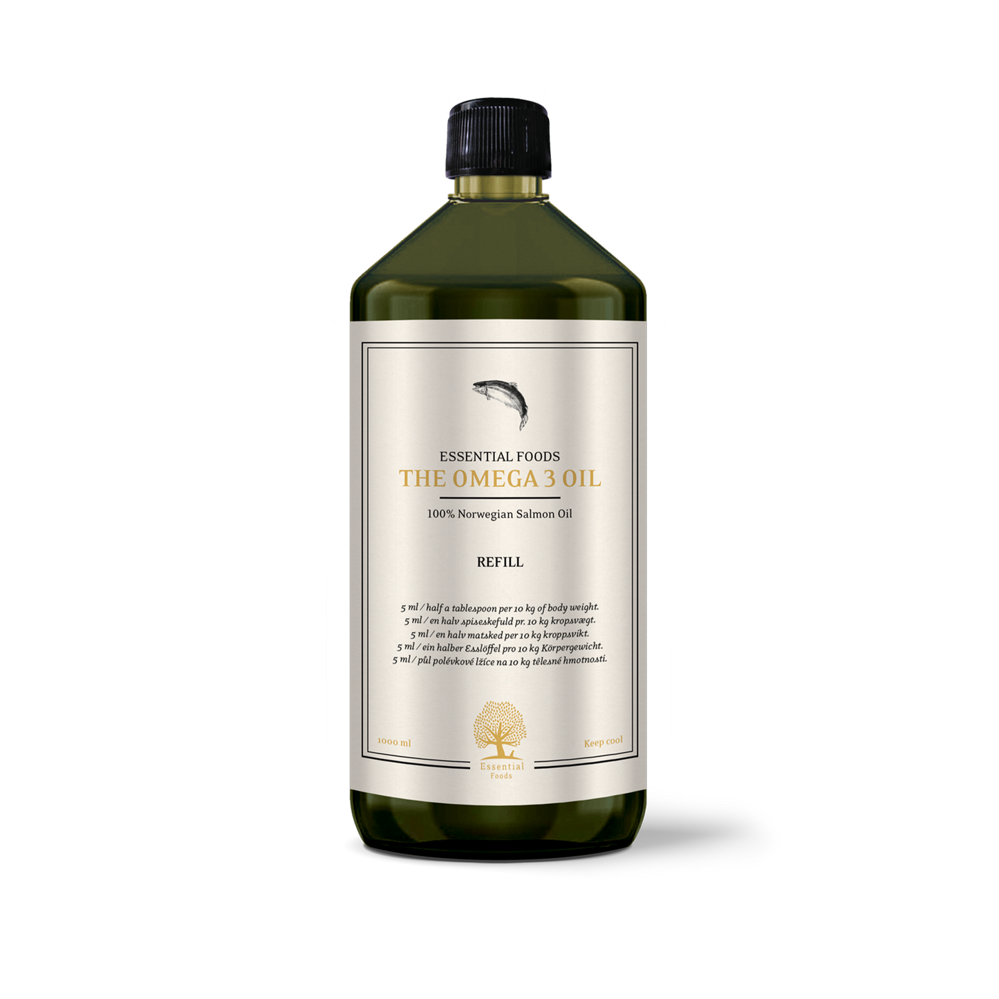 Essential The Omega 3 Oil - изцяло натурална добавка, приготвена от 100% масло от норвежка сьомга