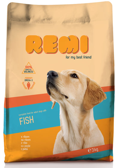 Remi Dog Fish - суха храна за кучета с риба