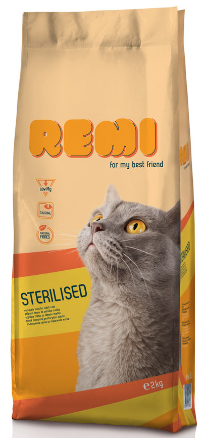 Remi Cat Sterilized - суха храна за кастрирани котки
