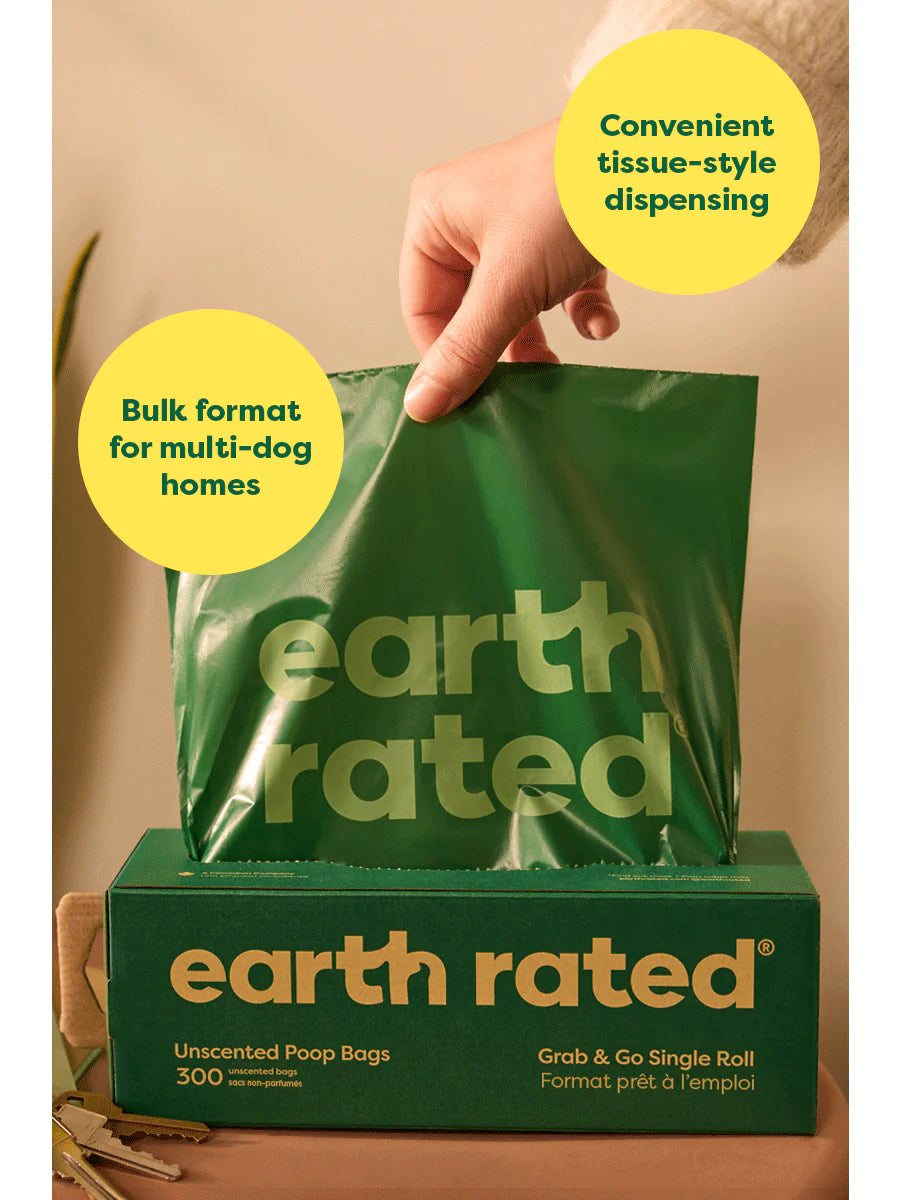 Earth Rated Bulk Pack - икономична кутия с 300 броя хигиенни торбички