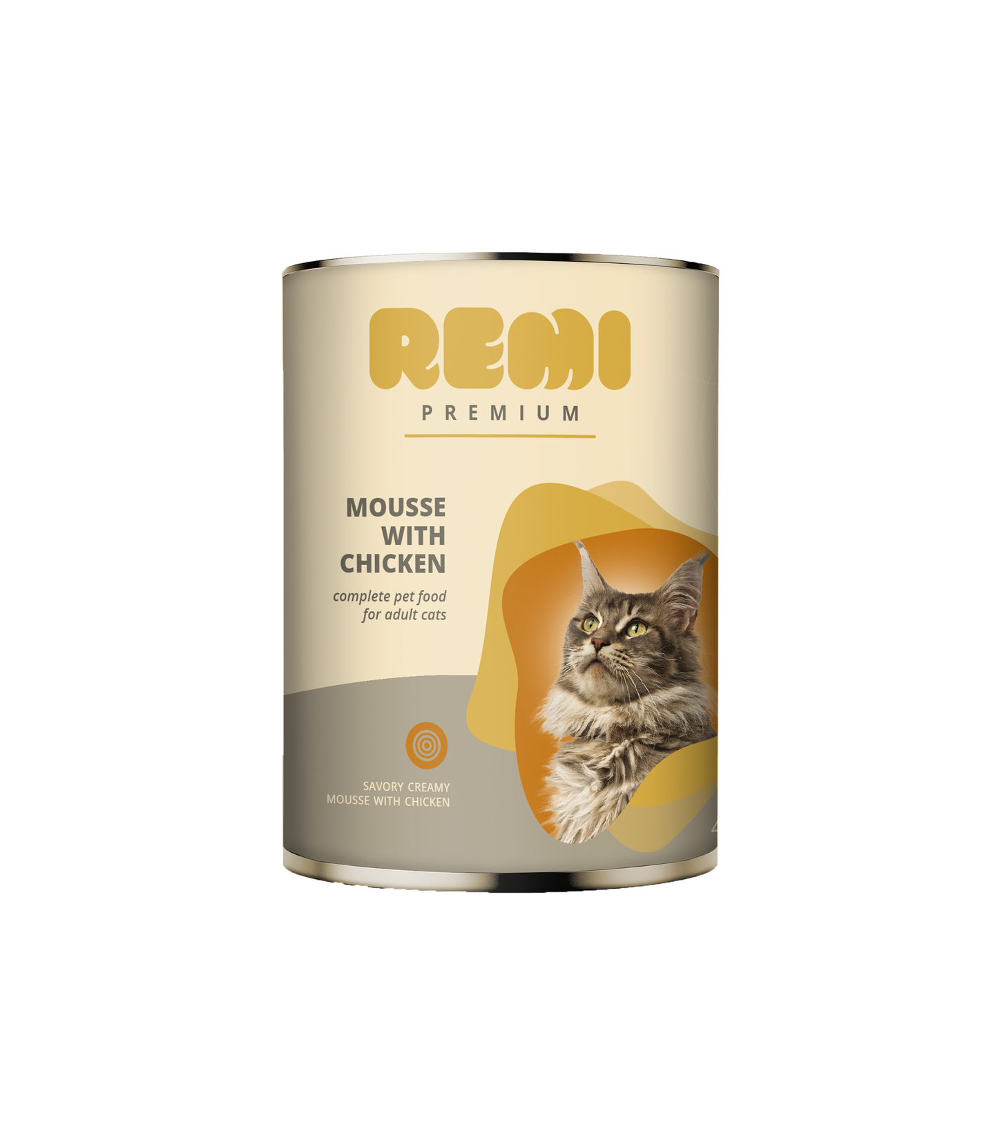 Remi Premium Cat Mousse with Chicken - консерва за котки с пилешко месо 400 гр