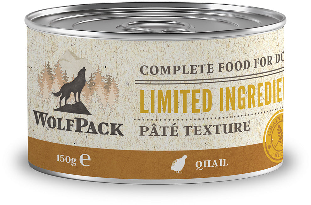 Wolfpack Adult Limited Quail - пълноценна храна с пъдпъдък