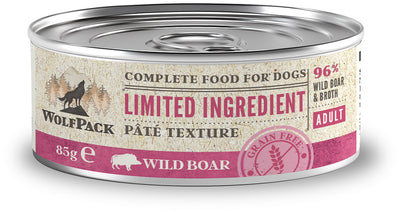 Wolfpack Adult Limited Wild Boar - пълноценна храна с дива свиня