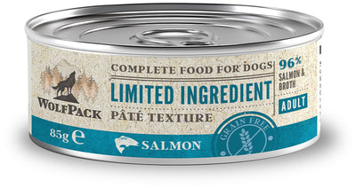 Wolfpack Adult Limited Salmon - пълноценна храна със сьомга