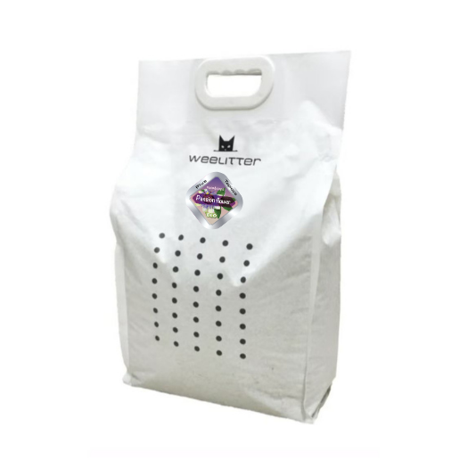 WeeLitter Plus - екологична котешка тоалетна от соя и тапиока с аромат пасифлора