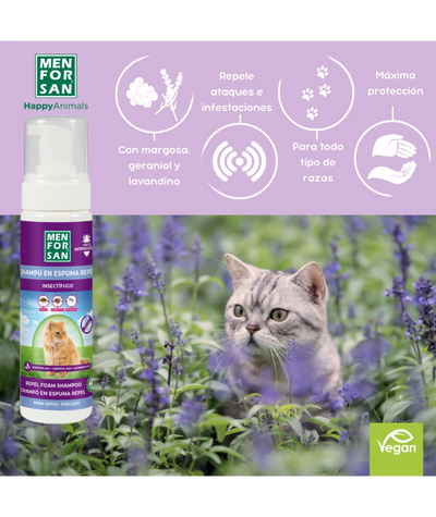 Menforsan Repellent Foam Shampoo - репеленрен шампоан без отмиване 200 мл