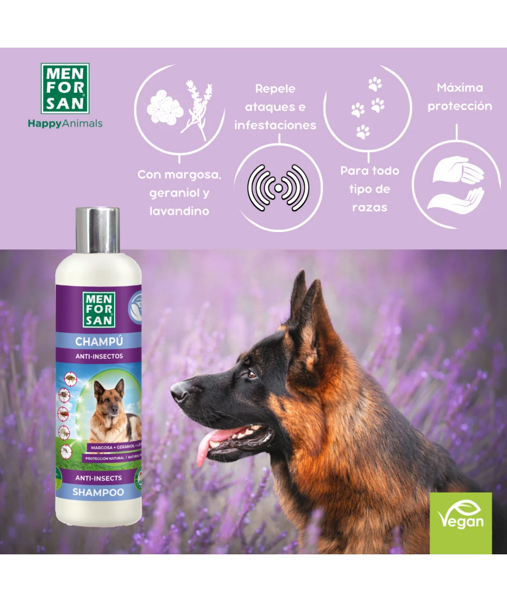 Menforsan Shampoo with Insect Repellent - противопаразитен шампоан 300 мл.