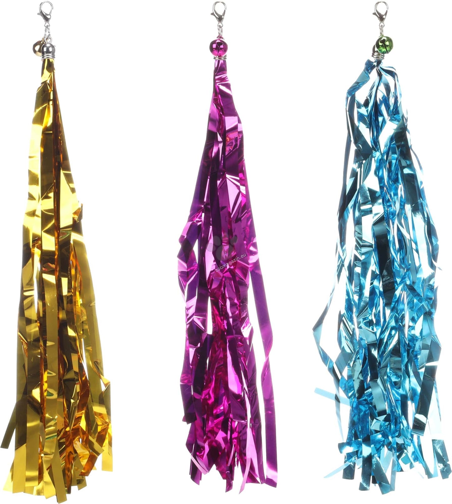 Flamingo Toy Siem Ribbons for Dangler - висулка за въдица за котки 24,5 / 4 / 1 см