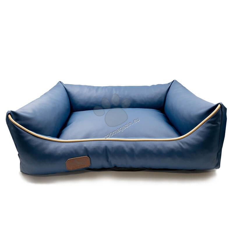 Meduza Dog Bed Eco Leather - луксозно легло от еко кожа 90 / 70 см, син